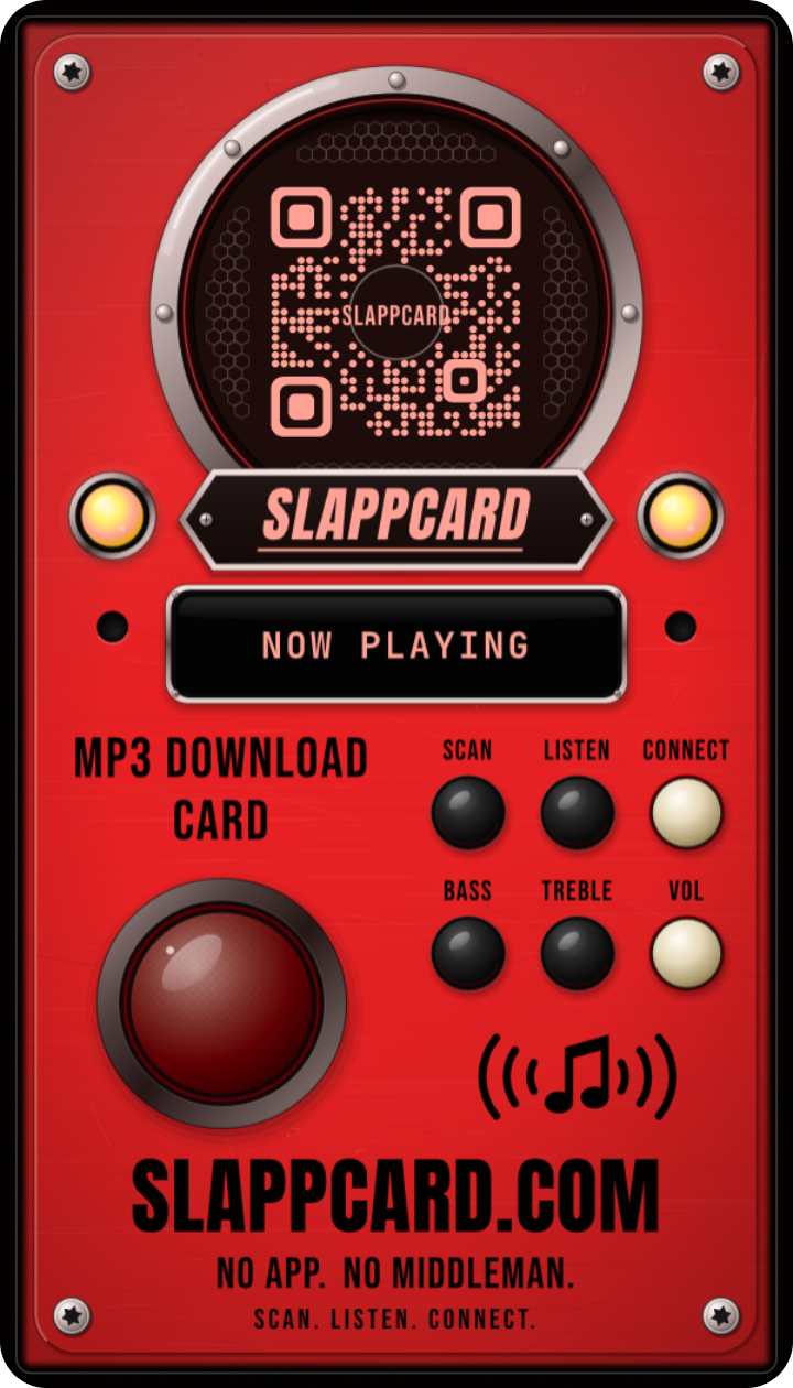 REDLINE: The Come Up, back of a Slappcard