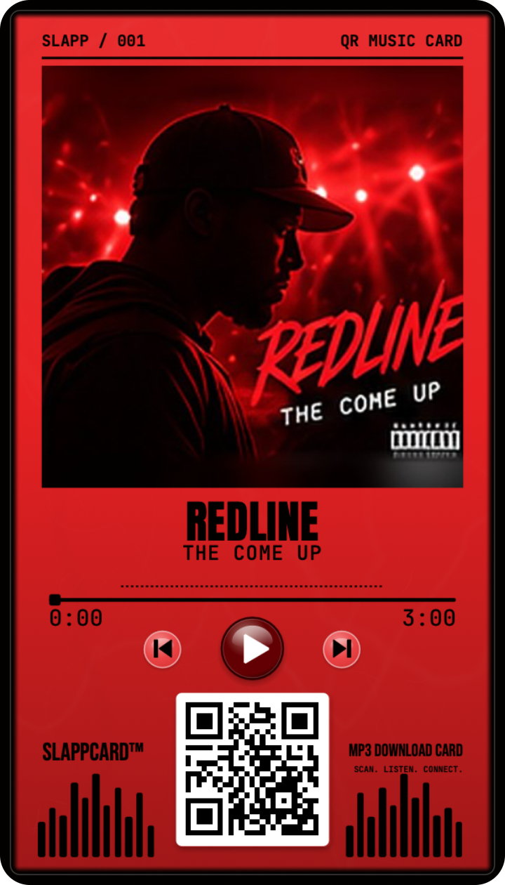 REDLINE: The Come Up, front of a Slappcard
